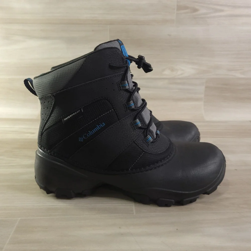 Columbia Firecamp Rpe Tow II Boot Youth 7 Black Waterproof Winter Hiking BY1322